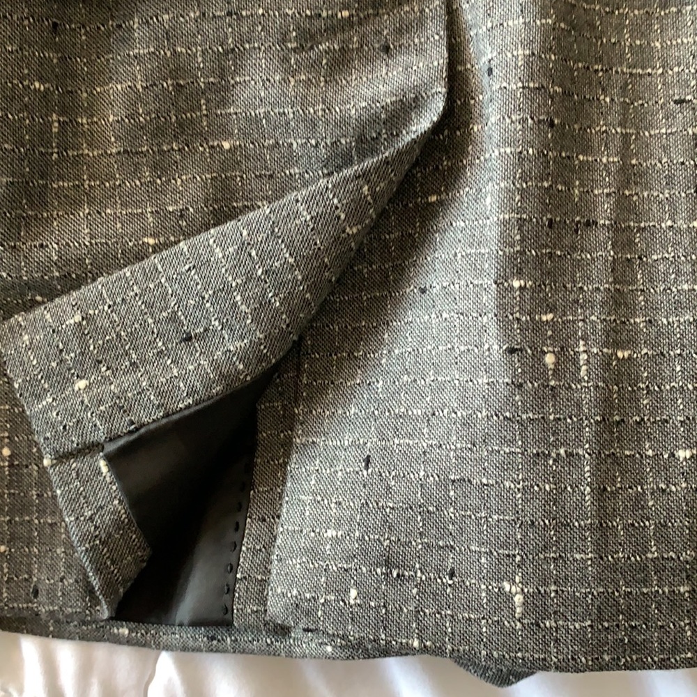 CLASSIQUES ENTIER size 12 grey tweed wool jacket in excellent condition - Picture 12 of 12